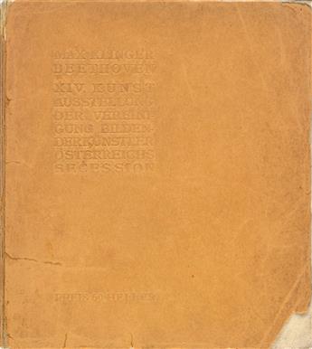 (DESIGN / VIENNA SECESSION.) XIV. Ausstellung der Verinigung Bildender Künstler Österreichs Secession Wien. Klinger, Beethoven. April-J